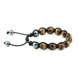 Tiger's Eye Hematite Meditation Bracelet