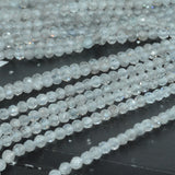 Natural Zircon Small Faceted Round Beads 3mm