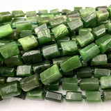 Green Canada Jade Nugget Smooth Necklace Bracelet Jewelry Beads
