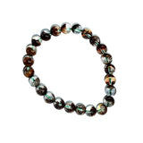 Ghost Quartz Crystal Bracelet 8mm Round Beads Gift for Women