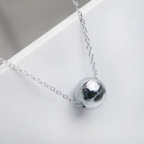 Gibeon Iron Meteorite Pendant Moldavite Beads Necklace