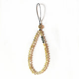 Natural Rutilated Quartz Anti Lost Phone Strap Telephone Jewelry