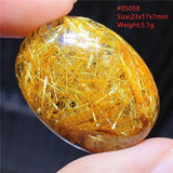 Rutilated Quartz Pendant Necklace Oval Water Drop Rectangle Yellow Brazil