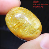 Rutilated Quartz Pendant Necklace Oval Water Drop Rectangle Yellow Brazil