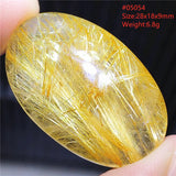 Rutilated Quartz Pendant Necklace Oval Water Drop Rectangle Yellow Brazil