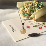 Rutilated Quartz Pendant Necklace Crystal Stone Jewelry