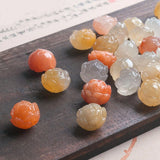 Natural Silk Magnolia Loose Beads Ice Seeds Gobi Jade Bracelet DIY Accessories