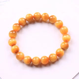 Yellow Tiger's Eye Crystal Bracelet 10mm 8mm AAAAA
