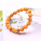 Yellow Tiger's Eye Crystal Bracelet 10mm 8mm AAAAA
