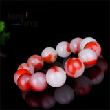 Golden Silk Jade Chicken Blood Bracelet Charms Jewelry Couple Holiday