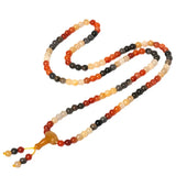 Natural Golden Silk Jade Multi-Circle Bracelet Necklace Charm Jewellery