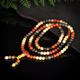 Natural Golden Silk Jade Multi-Circle Bracelet Necklace Charm Jewellery