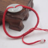 Natural A Jade Safe-Circle Bead Bracelet Unisex