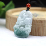 A Jadeite Jade Myanmar Emerald Chinese Zodiac Pendant