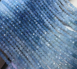 Aquamarine Cube Beads for Bracelet Making