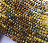 Natural Gradient Pietersite Stone Cube Beads for Jewelry Making