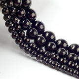 Natural Graphite Shungite Stone Beads 6/8/10mm
