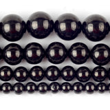 Natural Graphite Shungite Stone Beads 6/8/10mm