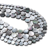 Gray Shell Beads Mother of Pearl for Jewelry Making