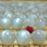 Gray Moonstone Smooth Round Beads for Jewelry Making