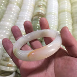 Green Afghan Stone Bracelet Ice Silk Jade Bangle Jewelry