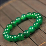 Green Agate Stone Bracelet Buddha Bracelet