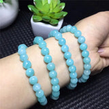 Green Amazonite Bracelet Round Beads Crystal Healing Stone