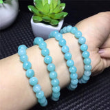 Green Amazonite Bracelet Round Beads Crystal Healing Stone
