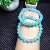 Green Amazonite Bracelet Round Beads Crystal Healing Stone
