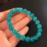 Green Amazonite Bracelet Women 7mm 8mm 9mm Round Crystal Bead Bracelet
