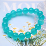 Green Amazonite Bracelet Stretch Round Beads Crystal Jewelry 8mm 9mm 10mm AAAAA