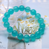 Green Amazonite Bracelet Stretch Round Beads Crystal Jewelry 8mm 9mm 10mm AAAAA