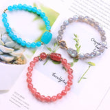 Natural Green Amazonite Bead Bracelet 12x9mm