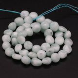 Green Angel Stone Beaded Irregular Shape Jewelry Making DIY