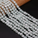 Green Angel Stone Beaded Irregular Shape Jewelry Making DIY