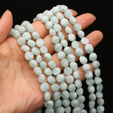 Green Angel Stone Beaded Irregular Shape Jewelry Making DIY