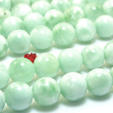 Green Angelite Round Beads Gemstone Bracelet DIY Jewelry Making