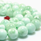 Green Angelite Round Beads Gemstone Bracelet DIY Jewelry Making
