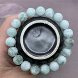 Green Angelite Stone Beads Bracelet Charms 6/8/10/12mm