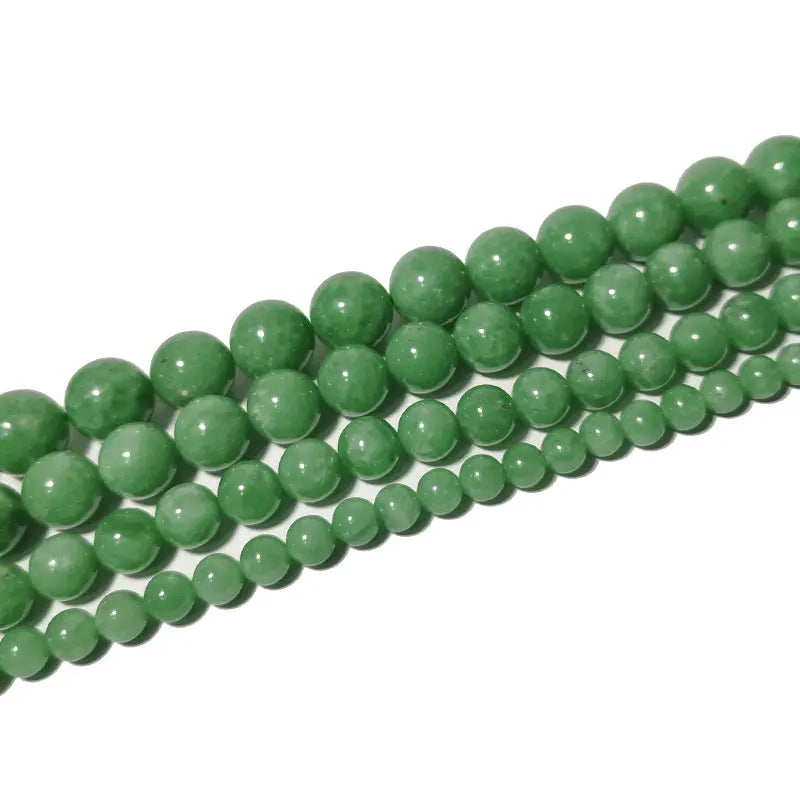 Green Angelite Stone Beads Round Gemstone Spacer Beads 6-12MM