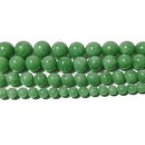 Green Angelite Stone Beads Round Gemstone Spacer Beads 6-12MM