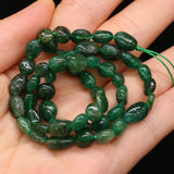 Green Apatite Stone Beads for Jewelry Making 6-8mm
