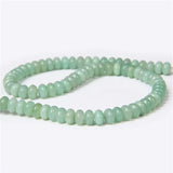 Green Aventurine Abacus Rondelle Beads Loose Gem Stone DIY Jewelry Making