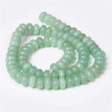 Green Aventurine Abacus Rondelle Beads Loose Gem Stone DIY Jewelry Making