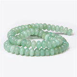 Green Aventurine Abacus Rondelle Beads Loose Gem Stone DIY Jewelry Making