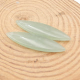 Green Aventurine Earrings Bead for Jewelry Making 42x11mm