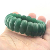 Green Aventurine Jade Bracelet Natural Stone Bangle DIY