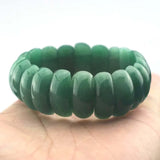 Green Aventurine Jade Bracelet Natural Stone Bangle DIY