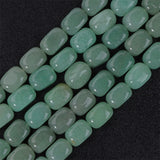 Green Aventurine Stone Beads Cube for Jewelry Making DIY 8x12MM