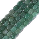 Green Aventurine Stone Beads Cube for Jewelry Making DIY 8x12MM